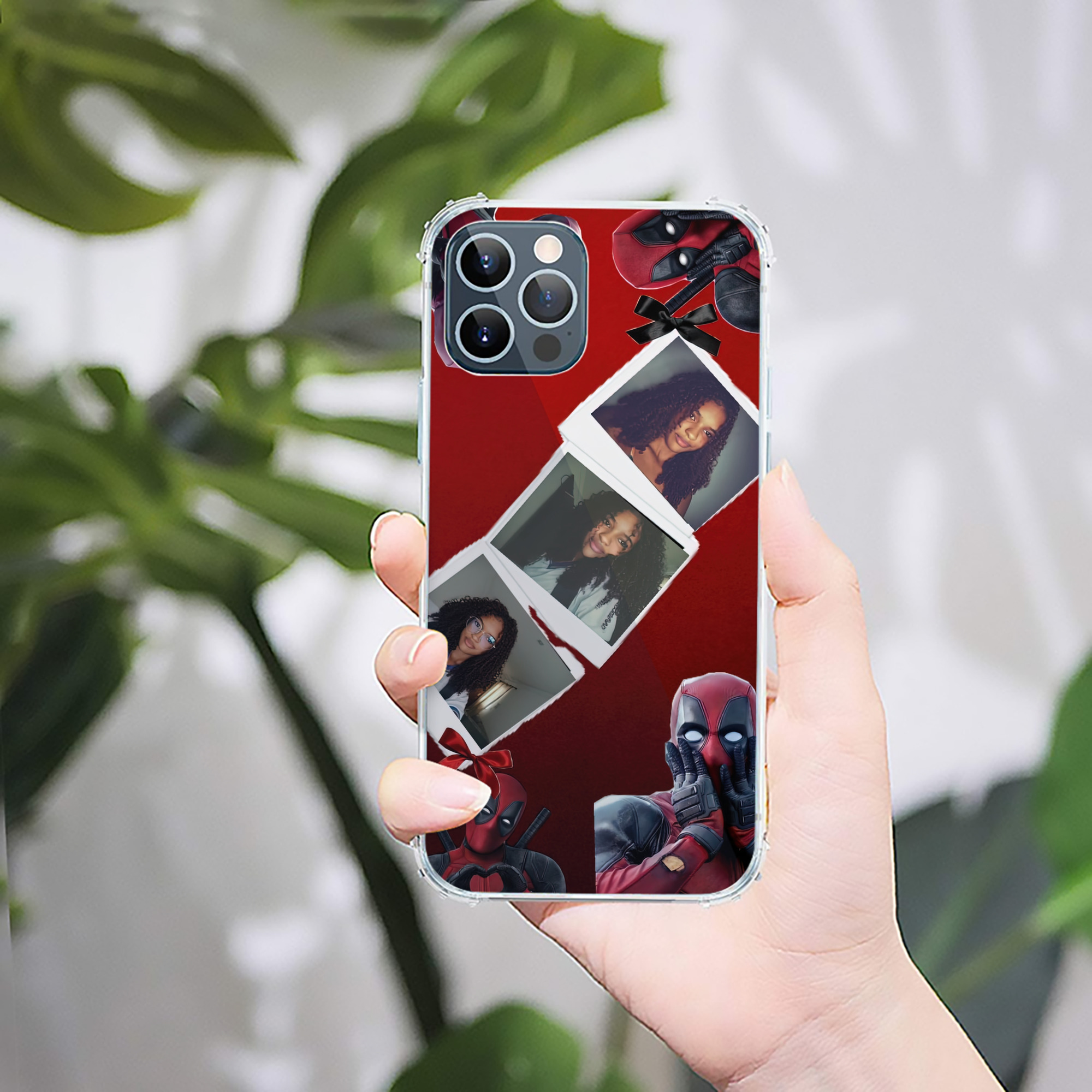 （画像用） Deadpool デッドプール 【iPhone 12シリーズ対応】透明スマホケース（クリアソフトケース）